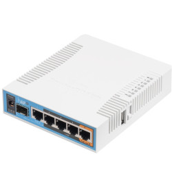 MikroTik hAP ac – 2.4 / 5GHz desktop AP/MT-RB962UIGS-5AC2H