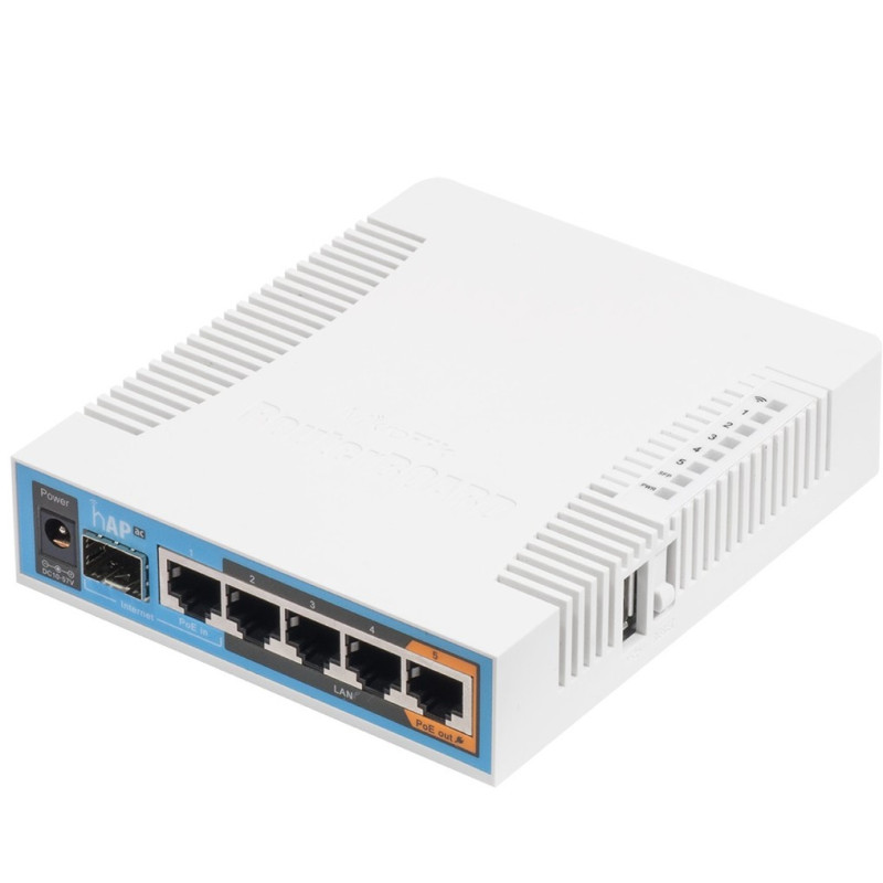 MikroTik hAP ac – 2.4 / 5GHz desktop AP/MT-RB962UIGS-5AC2H