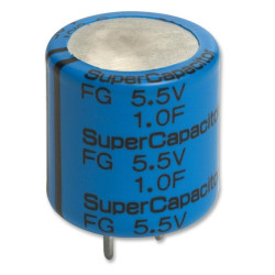 Kemet (FGH0H105ZF) Supercapacitor, EDLC, 1 F, Radial Leaded, -20%, +80%