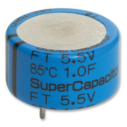 Kemet (FT0H104ZF) Supercapacitor, EDLC, 0.1 F, Radial Leaded, -20%, +80%