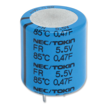 Kemet (FR0H104ZF) Supercapacitor, EDLC, 0.1 F, Radial Leaded, -20%