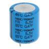 Kemet (FR0H224ZF) Supercapacitor, EDLC, 0.22 F, Radial Leaded, -20%