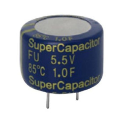 Kemet (FU0H105ZF) Supercapacitor, 1 F, Radial Leaded, -20%