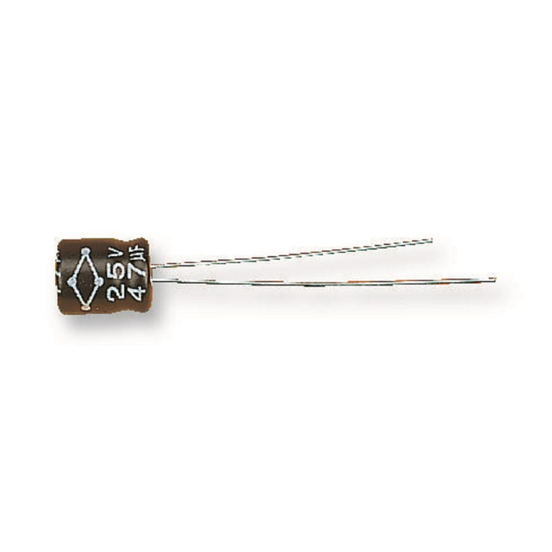 Multicomp Pro (MCMR35V476M6.3X7) Electrolytic Capacitor, 47 µF, 35 V