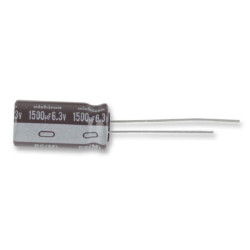 Nichicon (UPS1V222MHD) Electrolytic Capacitor, Miniature, 2200 µF, 35 V