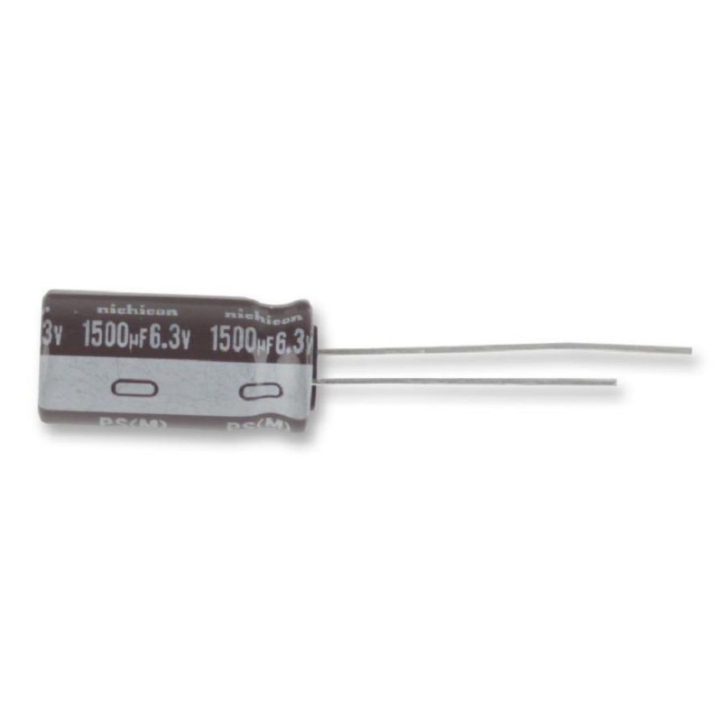 Nichicon (UPS1V222MHD) Electrolytic Capacitor, Miniature, 2200 µF, 35 V