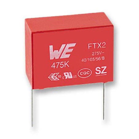 Wurth Elektronik (890324023023) Safety Capacitor, 0.1 µF, ± 10%,