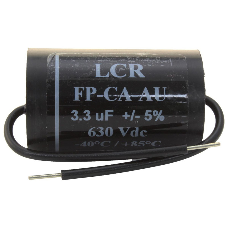 LCR Components (FP-CA-3.3-AU) Power Film Capacitor, 3.3 µF, ± 5%