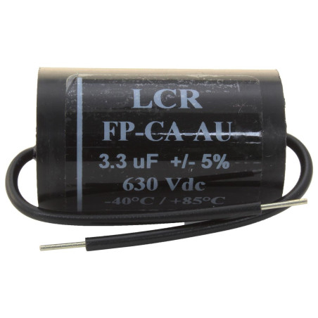 LCR Components (FP-CA-3.3-AU) Power Film Capacitor, 3.3 µF, ± 5%