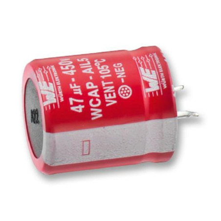 Wurth Elektronik (861111483001) Electrolytic Capacitor, Snap-in, 33 µF