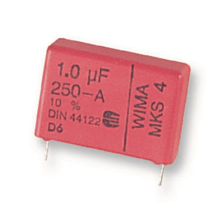 Wima (MKS4F041005B00KSSD) General Purpose Film Capacitor, 1 µF, ± 10%