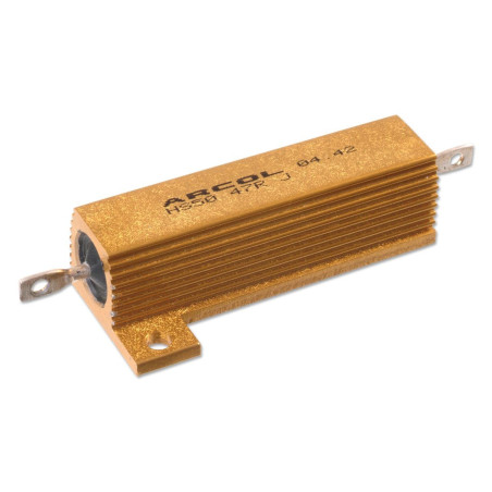 Arcol (HS50 2R2 J) Resistor, Axial Leaded, 2.2 ohm, 50 W, ± 5%, 1.25 kV