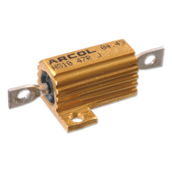 Arcol (HS25 1R J) Resistor, Axial Leaded, 1 ohm,25 W, ± 5%, 550 V