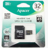 Apacer Flash Memory Card, MicroSDXC Card, UHS-1, Class 10