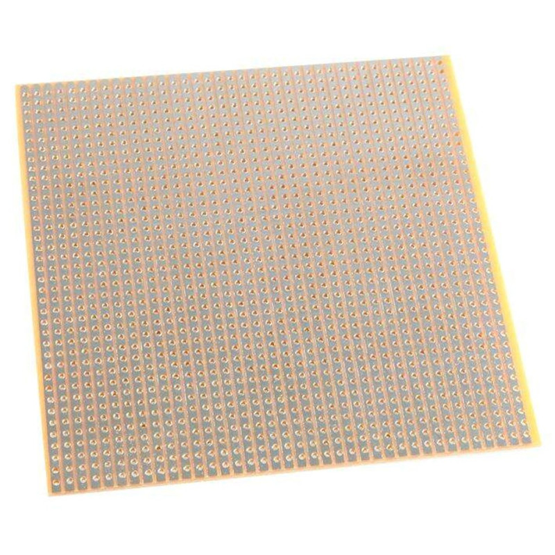 Stripboard, FR2, Epoxy Paper, 1.5mm, 160mm x 100mm