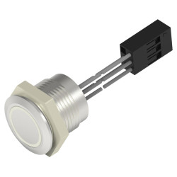 Alcoswitch (AVC16LAIOFE03T5B04) Vandal Resistant Switch, AVC, 16 mm