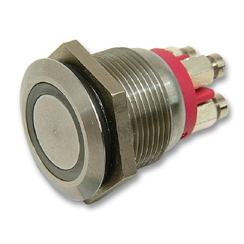 Bulgin Limited (MPI002/TERM/RD) Vandal Resistant Switch, 19.2 mm