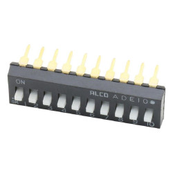 Alcoswitch (1825360-6.) DIP / SIP Switch, SPST, 24 V, 100 mA