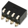 Multicomp Pro (MCEPM-04) DIP Switch, SPST, 24 VDC, 25 mA, SMD