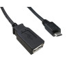 USB Cable, 1m, 2.0 A RCPT-MICRO B Plug , 3021069-01M, Qualtek