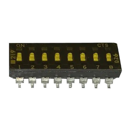 Cts (219-8LPSTRF) DIP / SIP Switch, SPST, 50 V, 100 mA