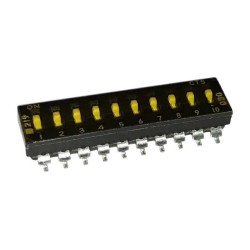 Cts (219-10MST) DIP / SIP Switch, SPST, 50 V, 100 mA