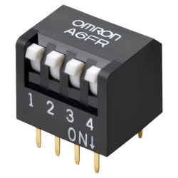 Omron (A6FR-9101) DIP / SIP Switch, Short Actuator, SPST-NO, 24 V, 25 mA