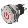 EAO (82-6151.1A14.B002) Vandal Resistant Switch, 82 Series, 22 mm