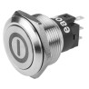 EAO (82-6151.2000.B001) Vandal Resistant Switch, Engraved, On / Off, 22 mm