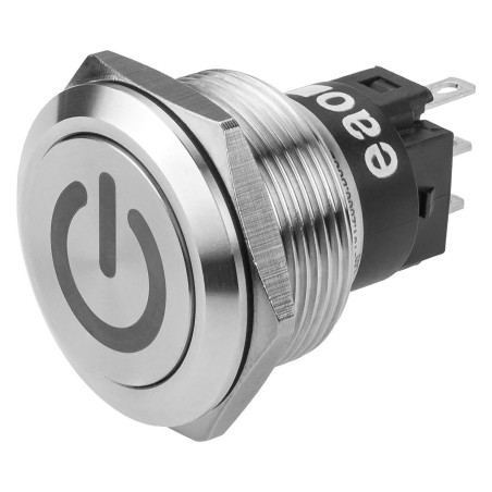 EAO (82-6151.2000.B002) Vandal Resistant Switch, Engraved, Standby,22 mm