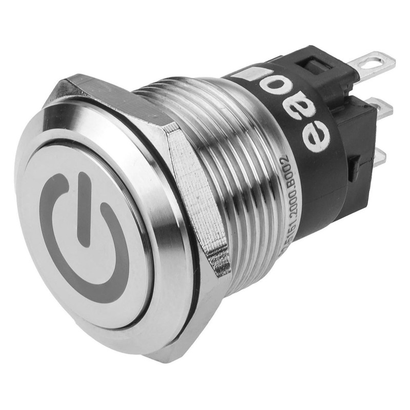 EAO (82-5151.2000.B002) Vandal Resistant Switch, Engraved, Standby,19 mm