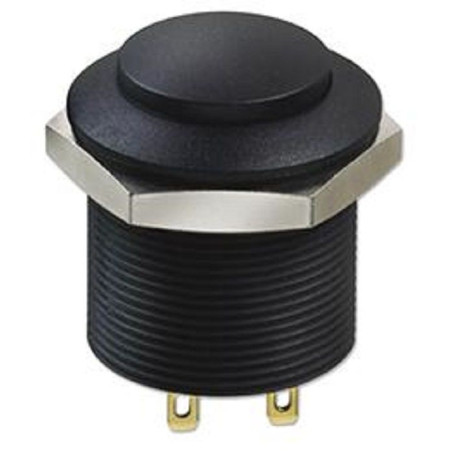 Apem (FPAR3B1422X0X) Industrial Pushbutton Switch, FP, 24.2 mm