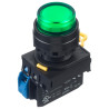 Idec (YW1L-M2E10Q4G) Industrial Pushbutton Switch, YW, 22.3 mm