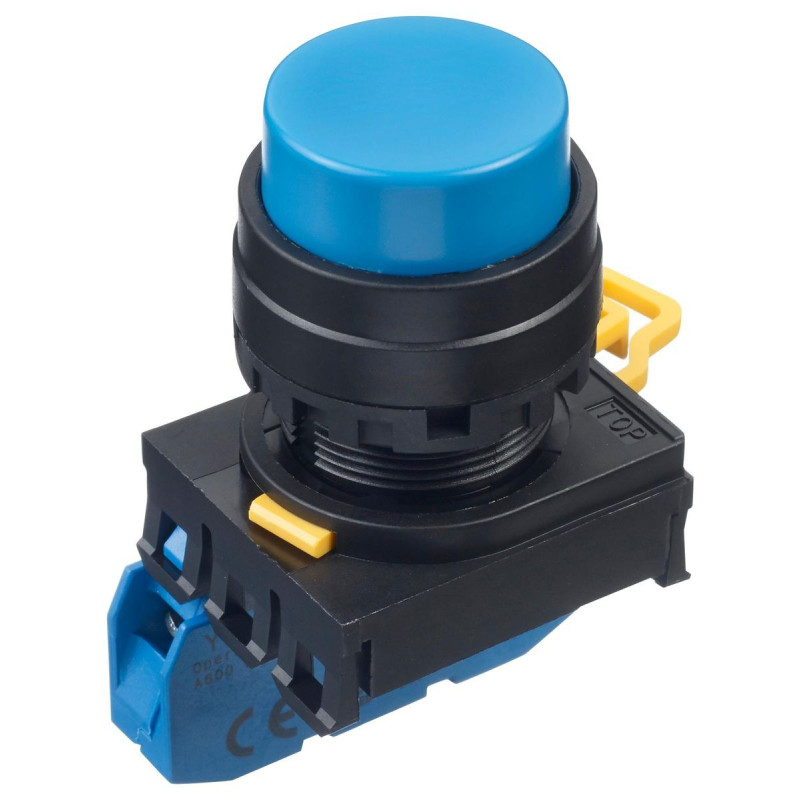 Idec (YW1B-M2E10S) Industrial Pushbutton Switch, YW, 22.3 mm