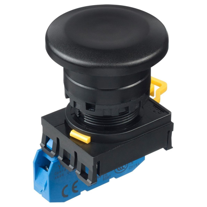 Idec (YW1B-A4E10B) Industrial Pushbutton Switch, YW, 22.3 mm