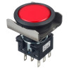 Idec (LBW6L-M1T64R) Industrial Pushbutton Switch, Flush Silhouette, 22 mm