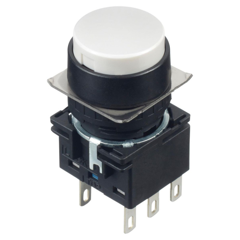 Idec (LB1B-A1T6W) Industrial Pushbutton Switch, LB, 16 mm