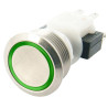 Itw Switches (H48M-212G/4044) Industrial Pushbutton Switch, H48M, 19.5 mm