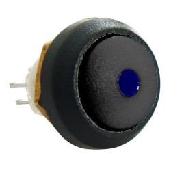 Itw Switches (48-1-RB-B-BK-B) Industrial Pushbutton Switch, 13.6 mm