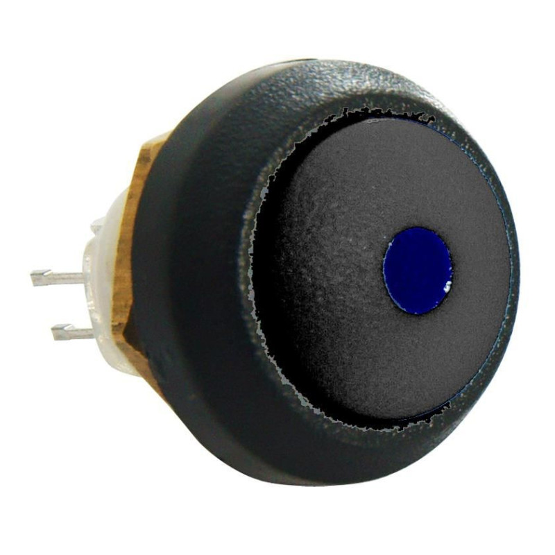 Itw Switches (48-1-RB-B-BK-B) Industrial Pushbutton Switch, 13.6 mm