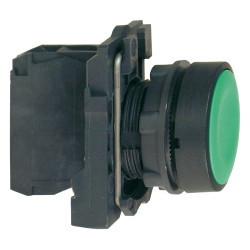 Schneider Electric (XB5AA31) Industrial Pushbutton Switch, 22 mm