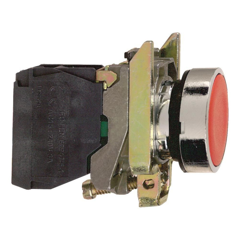 Schneider Electric (XB4BA42) Industrial Pushbutton Switch, 22.5 mm