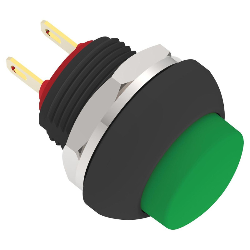 Alcoswitch (PB6B2HS6M2CAL00) Industrial Pushbutton Switch, 13.6 mm