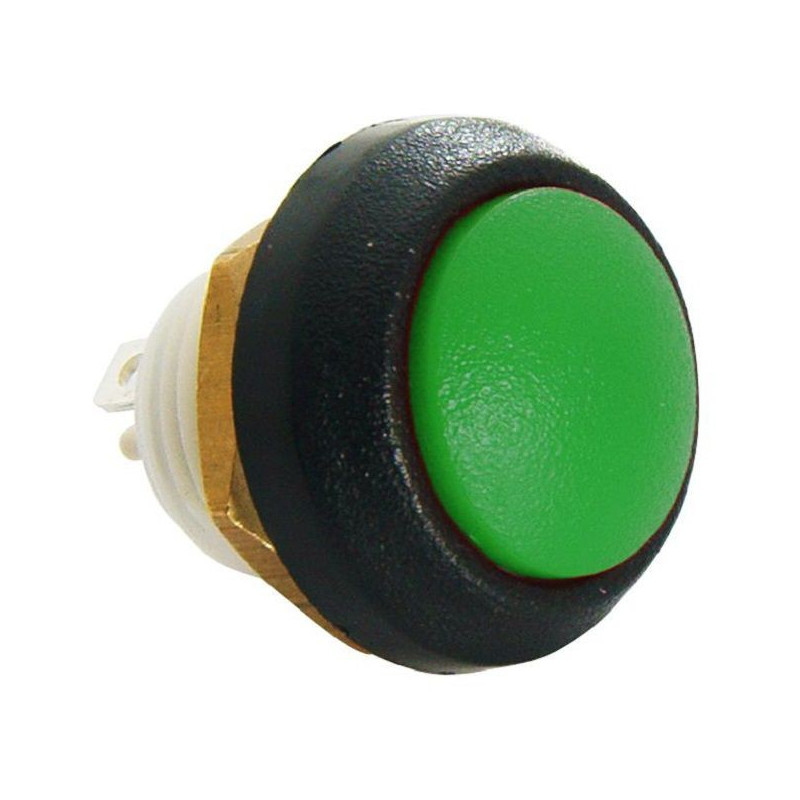 Itw Switches (48-2-RB-N-GR-B) Industrial Pushbutton Switch, 13.6 mm