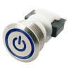 Itw Switches (H48M-113B/4044) Industrial Pushbutton Switch, H48M, 19.5 mm