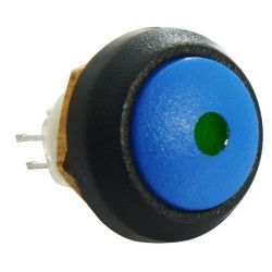 Itw Switches (48-1-RB-G-BL-B) Industrial Pushbutton Switch, 13.6 mm