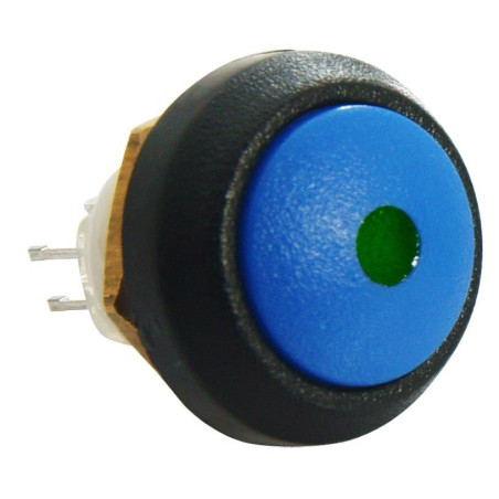 Itw Switches (48-1-RB-G-BL-B) Industrial Pushbutton Switch, 13.6 mm