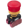 Idec (YW1L-V4E02Q4R) Emergency Stop Switch, DPST-NC, Push-Pull