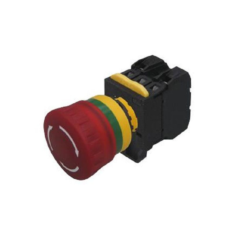 Multicomp Pro (MCA20L-V4E11QM3R) Emergency Stop Switch, Illuminated, 