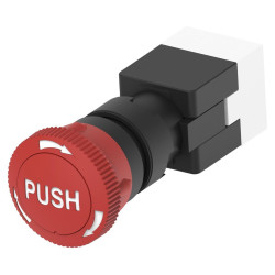 TE Connectivity (PBES16N60R) Emergency Stop Switch, 3 A, 125 V